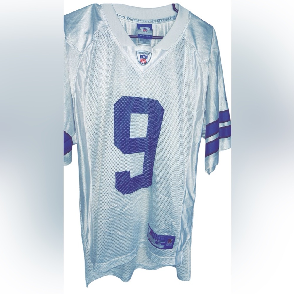 Reebok Silver and Blue NFL Jersey
